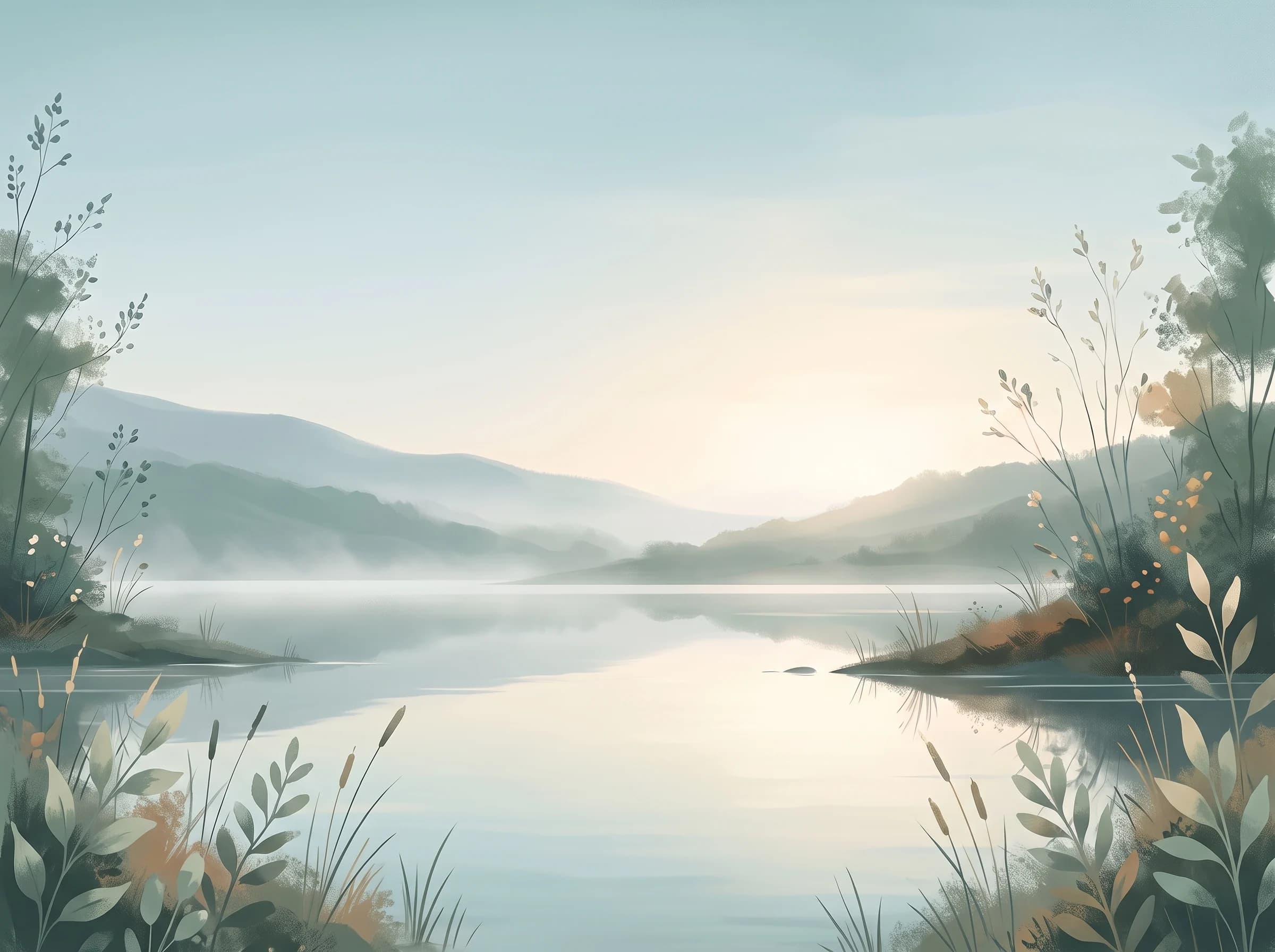 CalmerNow Daily Calm illustration for reflection