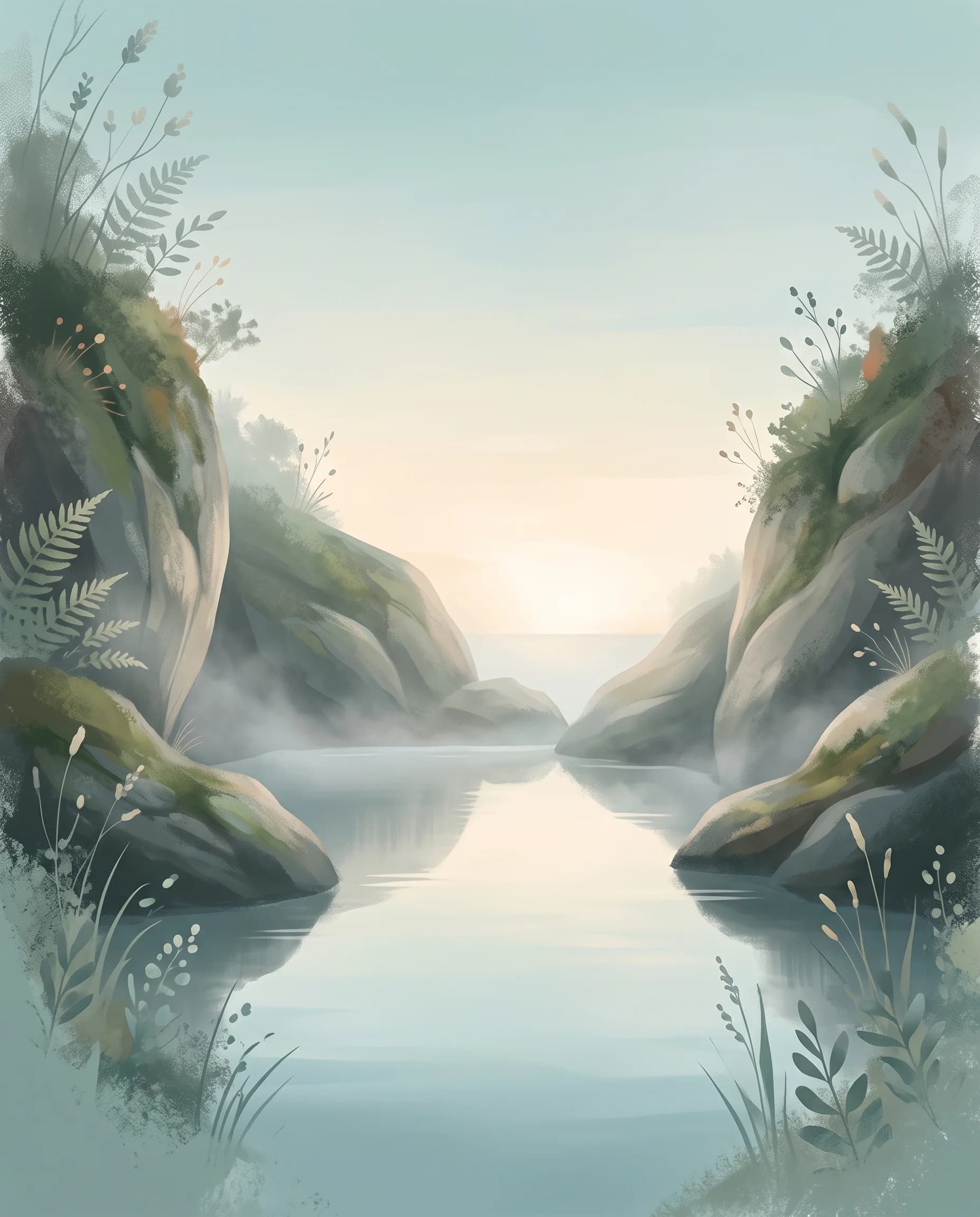 CalmerNow panic support illustration